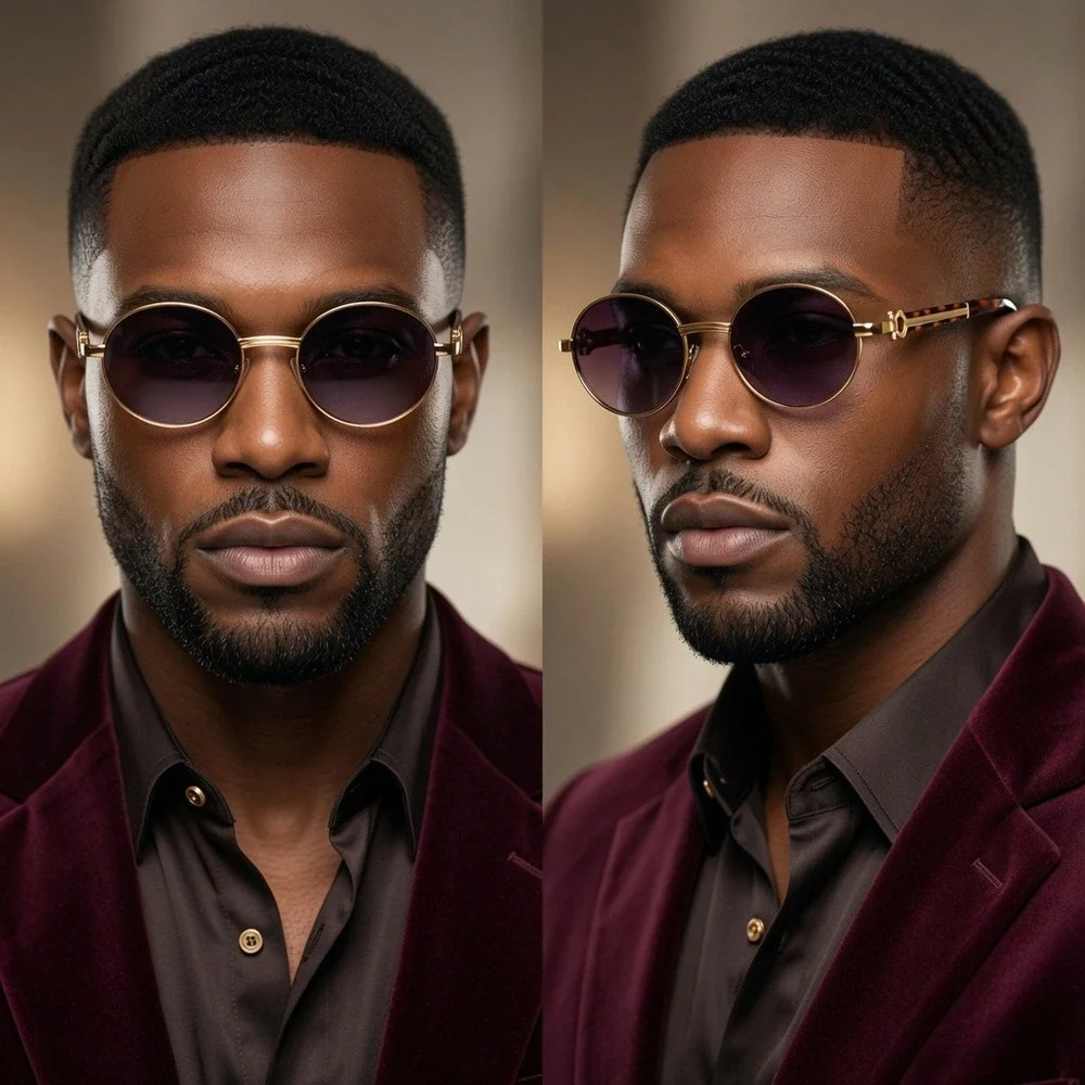 Sunglasses Men's Fashion Square Black Lens Cholo Gangs Rapper Shades Hip Hop New